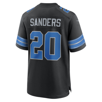 Jersey de fútbol americano Nike de la NFL Game para hombre Barry Sanders Detroit Lions