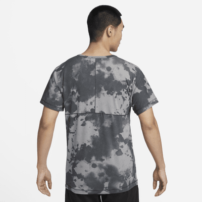 Nike Dri-FIT Men's All-Over Print Short-Sleeve Yoga Top