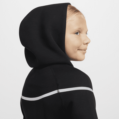 Bluza z kapturem i zamkiem na całej długości o designie odbijającym światło dla dużych dzieci (chłopców) Nike Sportswear Tech Fleece