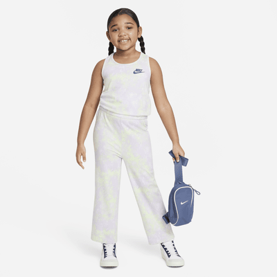 Jumpsuit estampado para niños talla pequeña Nike Club