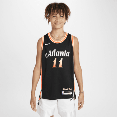 Trae Young Atlanta Hawks City Edition Nike Swingman NBA-jersey met Dri-FIT voor kids