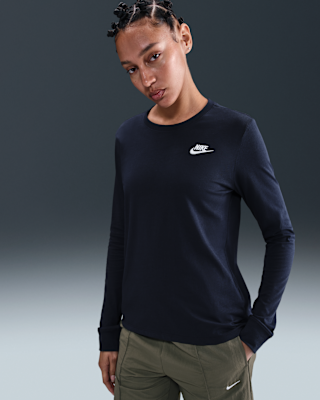 Женская футболка Nike Sportswear Club Long-Sleeve