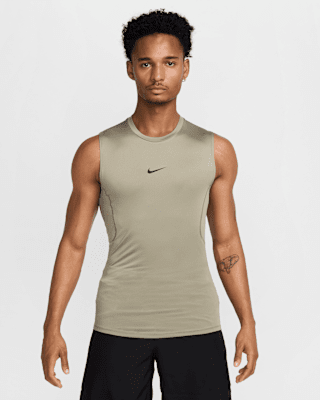 Мужские тайтсы Nike Pro Dri-FIT Tight Sleeveless Fitness Top для тренировок