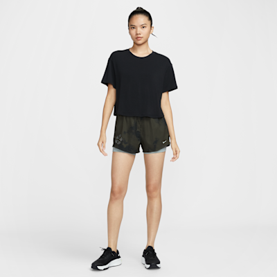 Nike One Women's Dri-FIT High-Waisted 8cm (approx.) 2-in-1 Shorts