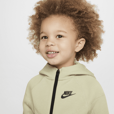 Conjunto de sudadera con gorro de dos piezas infantil Nike Sportswear Tech Fleece Full-Zip Set