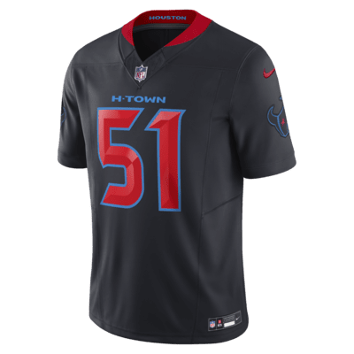 Jersey de fútbol americano Nike Dri-FIT de la NFL Limited para hombre Will Anderson Jr. Houston Texans