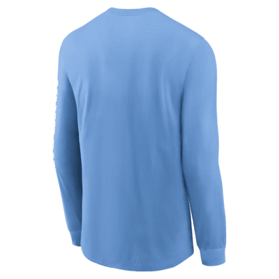 North Carolina Tar Heels Basketball Icon Men's Nike College Long-Sleeve T-Shirt