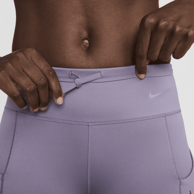 Nike Go Leggings de 7/8 de talle medio y sujeción firme con bolsillos - Mujer