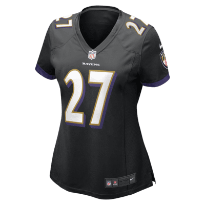 Nike Baltimore Ravens No27 J.K. Dobbins Purple Team Color Women's Stitched NFL 100th Season Vapor Untouchable Limited Jersey