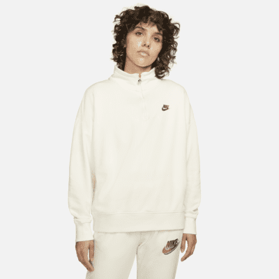 nike khaki half zip women's