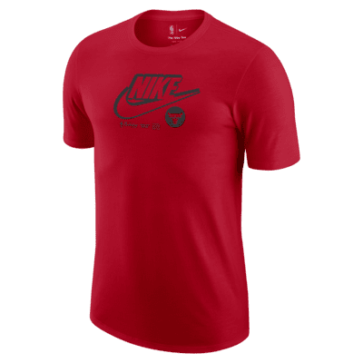 nike shirt red and white