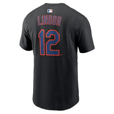 Francisco Lindor New York Mets Men's Nike MLB T-Shirt