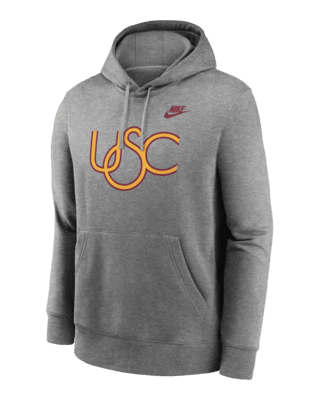 Мужское худи USC Trojans Legacy Club Primary Logo Nike College Pullover Hoodie