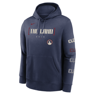 Sudadera con gorro sin cierre Nike de la MLB para hombre Cleveland ...