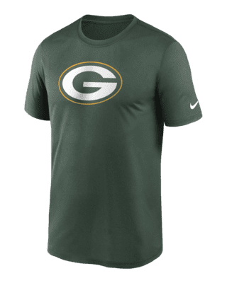 Nike Men's Green Bay Packers Legend Logo T-Shirt - S (Small)