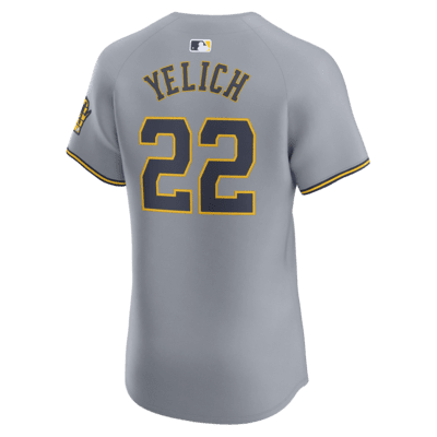 Christian Yelich Milwaukee Brewers Men's Nike Dri-FIT ADV MLB Elite Jersey