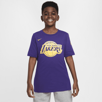 Los Angeles Lakers Essential Older Kids' (Boys') Nike NBA T-Shirt