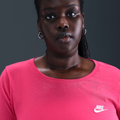 Nike Sportswear Club Women's Long-Sleeve T-Shirt (Plus Size)