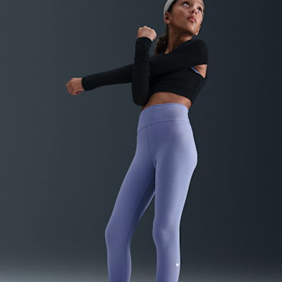 Legging taille haute Dri-FIT Nike One pour ado (fille)