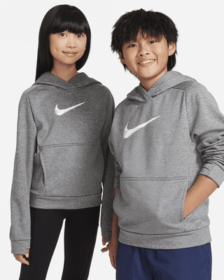 Детское худи Nike Multi+ Big Kids' Therma-FIT Pullover Hoodie