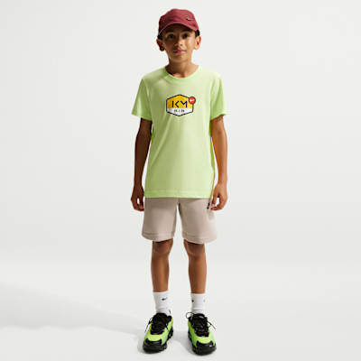 Playera Dri-FIT para niños talla grande Kylian Mbappé