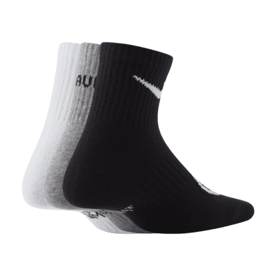 Nike Everyday Big Kids' Lightweight Ankle Socks (3 Pairs)