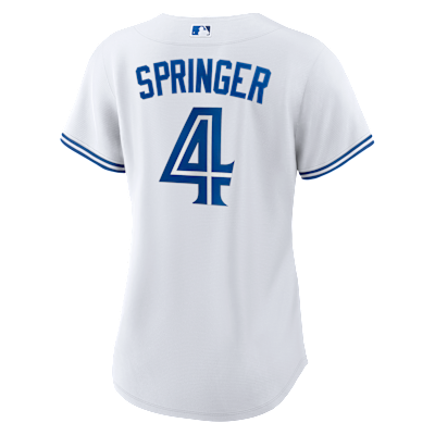 George Springer Toronto Blue Jays 2025 World Series Participant Women's Nike MLB Replica Jersey