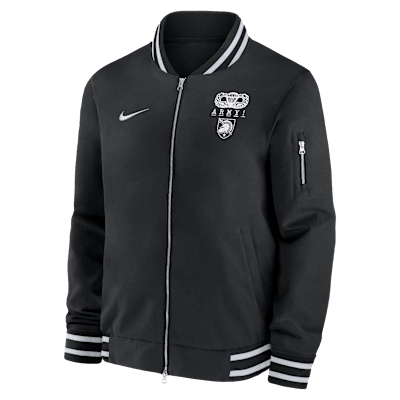 Army Black Knights Rivalry Sideline Men's Nike College Full-Zip Bomber Jacket