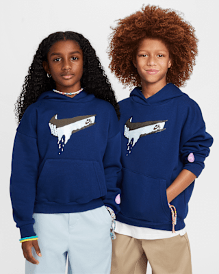 Подростковое худи Nike SB EasyOn Big Kids' Oversized Pullover Skate Hoodie