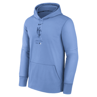 Kansas City Royals City Connect Practice Men's Nike Therma MLB Pullover Hoodie