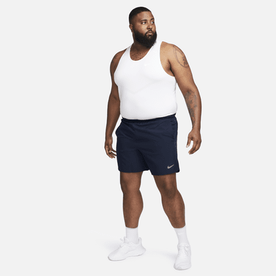 Męskie spodenki do biegania z wszytą bielizną Dri-FIT Nike Challenger 18 cm