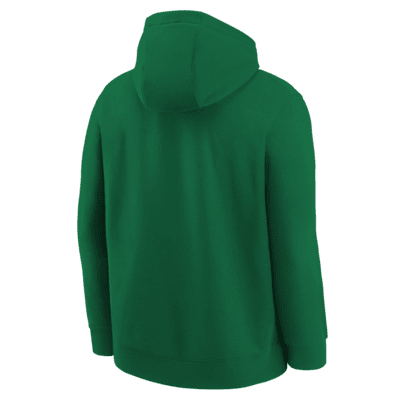 Sudadera con gorro sin cierre Nike de la NBA para niños talla grande Boston Celtics Club