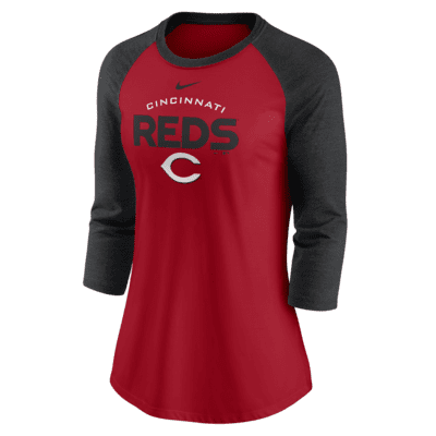 Nike Modern Baseball Arch (MLB Cincinnati Reds) Women's 3/4-Sleeve T-Shirt