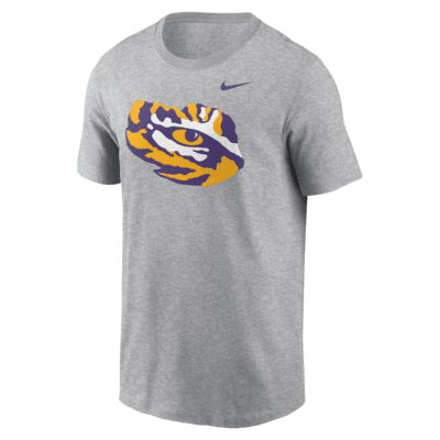 Playera universitaria Nike para hombre LSU Tigers Primetime Evergreen Alternate Logo