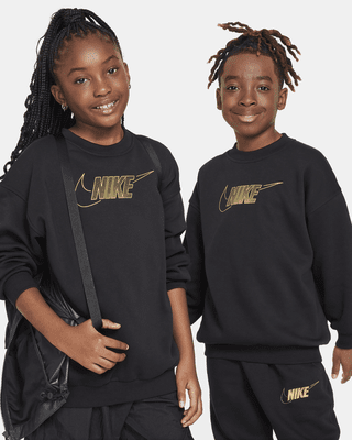 Подростковый свитшот Nike Sportswear Club Fleece Big Kids' (Girls') Crew-Neck