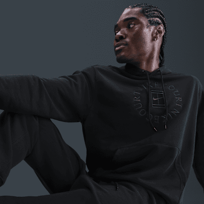 NikeCourt Heritage Dri-FIT tennisjoggingbroek van fleece voor heren