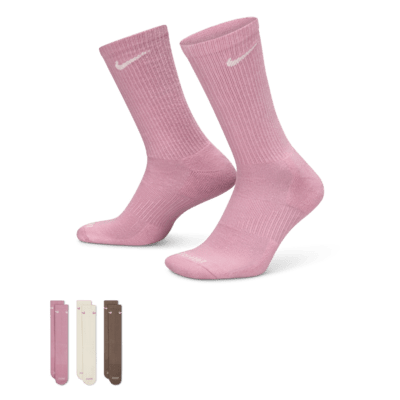 Chaussettes de training mi-mollet Nike Everyday Plus Cushioned (3 paires)