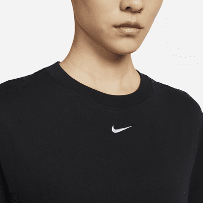 เดรสเสื้อยืดแขนสั้นผู้หญิง Nike Sportswear Essential