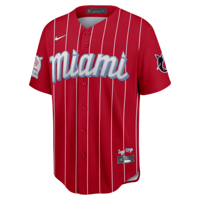 MLB Miami Marlins City Connect Men's Replica Baseball Jersey