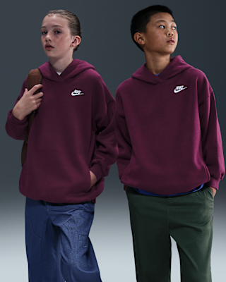 Детское худи Nike Sportswear Club Fleece Big Kids' Oversized Pullover Hoodie