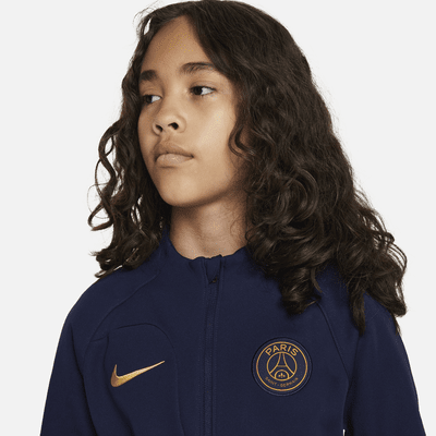 Paris Saint-Germain Academy Pro Home Big Kids' Nike Soccer Knit Graphic Jacket