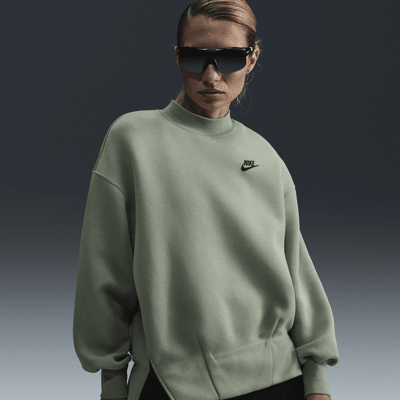 Sudadera de cuello redondo oversized para mujer Nike Sportswear Tech Fleece