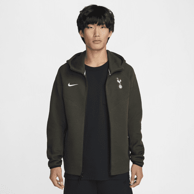 Męska kurtka piłkarska z zamkiem na całej długości Nike Tottenham Hotspur Tech Fleece Windrunner (wersja trzecia)