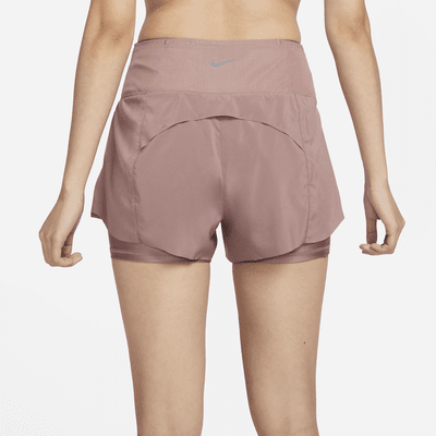 Nike Dri-FIT Swift Women's Mid-Rise 8cm (approx.) 2-in-1 Running Shorts with Pockets