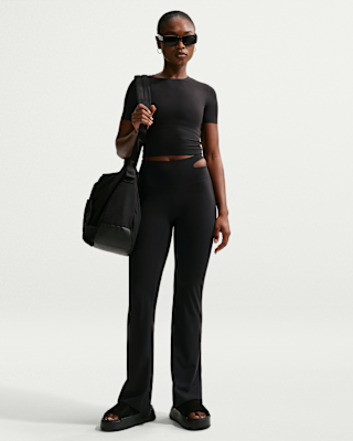 Женские тайтсы Nike Zenvy High-Waisted Flared Leggings