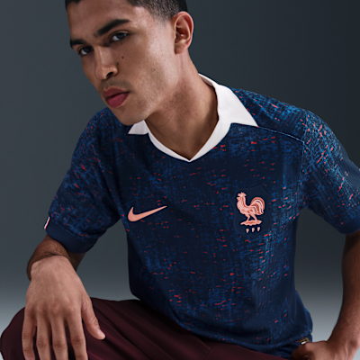 FFF 2025 Match Home (Women's Team) Men's Nike Dri-FIT ADV Football Authentic Shirt