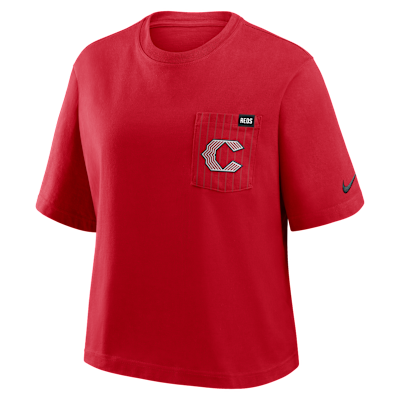 Cincinnati Reds City Connect Pocket Boxy Women's Nike MLB T-Shirt from Nike - $60