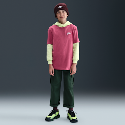 Playera para niños talla grande Nike Sportswear