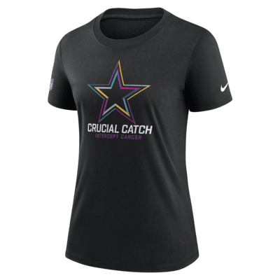 Playera Nike de la NFL para mujer Dallas Cowboys Crucial Catch