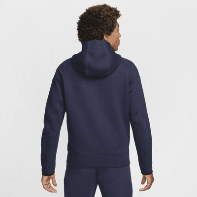 Chelsea FC Tech Fleece Windrunner Nike Tam Boy Fermuarlı Erkek Kapüşonlu Futbol Üstü